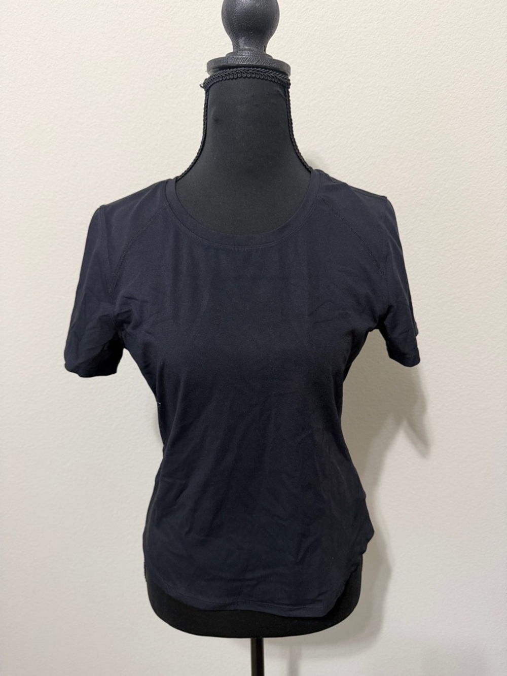 Women's Crew Neck Short Sleeve Tee - Black